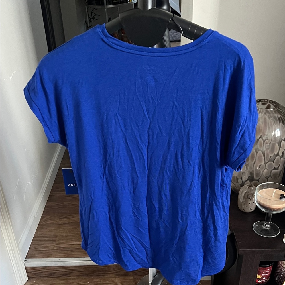 Apt. 9 Blue Star Tee with Red Stripes - Picture 6 of 6